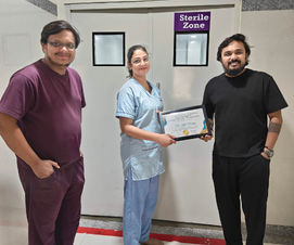 Dr. Juhul Patel training certificate