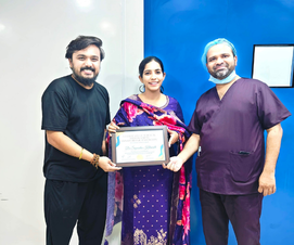 Dr. Juhul Patel training certificate
